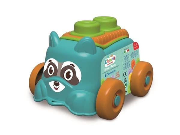 Soft Clemmy Activity Raccoon Bucket