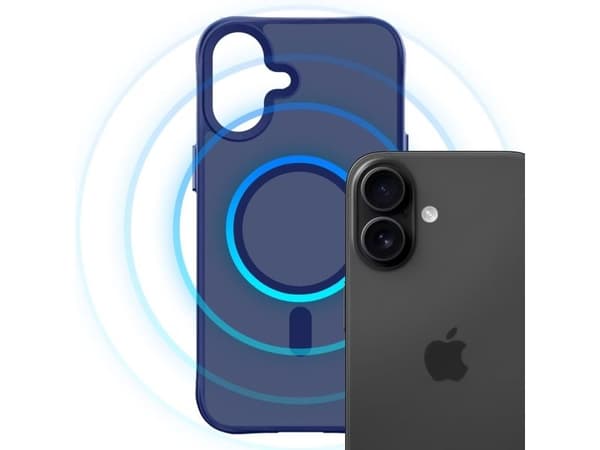 3mk Smoke MagCase for iPhone 17 - Blå-transparent