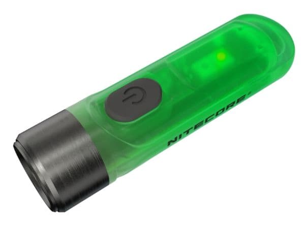 Nitecore TIKI GITD, Nøkkelringslommelykt, Grå, Polykarbonat (PC), Rustfritt stål, Knapper, 1 m, IP66