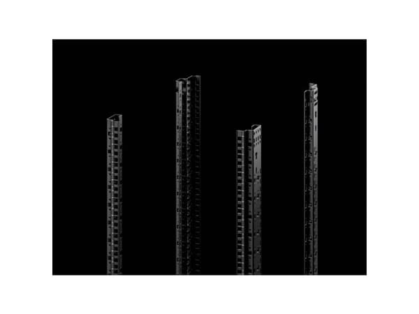 Rittal 5302.102, Rackskinne, Sort, Stål, 24U, VX IT, 48,3 cm (19")