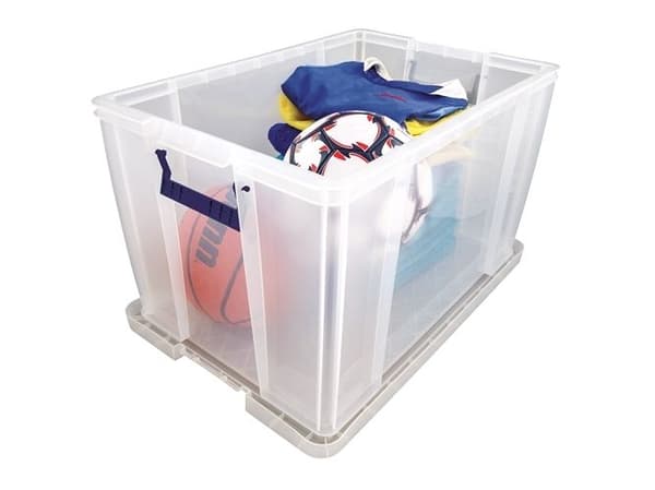 Fellowes ProStore, Opbevaringsboks, Transparent, Rektangulær, Polypropylen (PP), Monokromatisk, Transparent