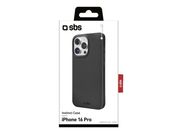 SBS Instinct-skal för iPhone 16 Pro - svart