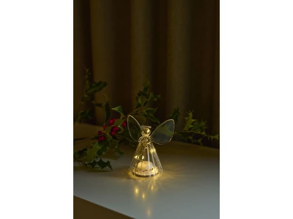 Sirius Iris angel H14 cm, 10 LED, Clear