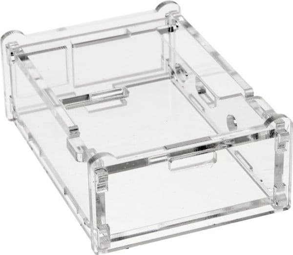 M-CAB kansi - akryyli - läpinäkyvä - Raspberry Pi 2 Model B:lle
