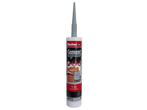 Fischer Expresscement 310ml - tummanharmaa