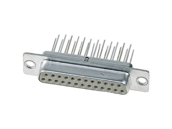 Harting 09670374755, D-Sub, Silver, Stål, Termoplast, Koppar, 10 mO, 7,5 A