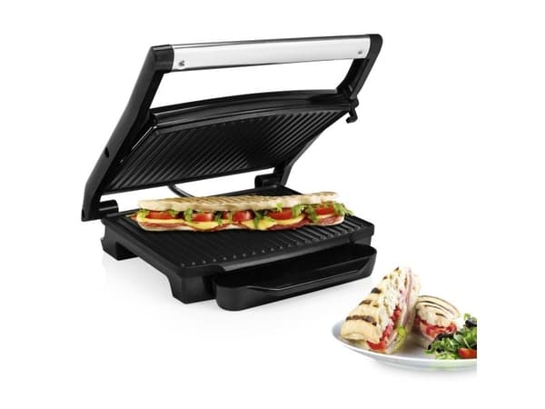 Princess 112415, Sort, Rustfritt stål, Rektangulær, Griddle, 300 x 240 mm, Låsbart lokk