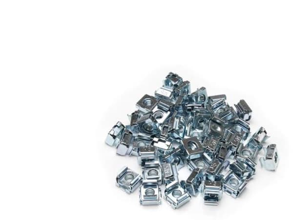 StarTech.com 50 Pkg M5 Cage Nuts for Server Rack Cabinets - M5 cage nuts - Rack cage nuts - cage nuts (CABCAGENUTS) - Rack Nuts (Pack of 50) - for ...