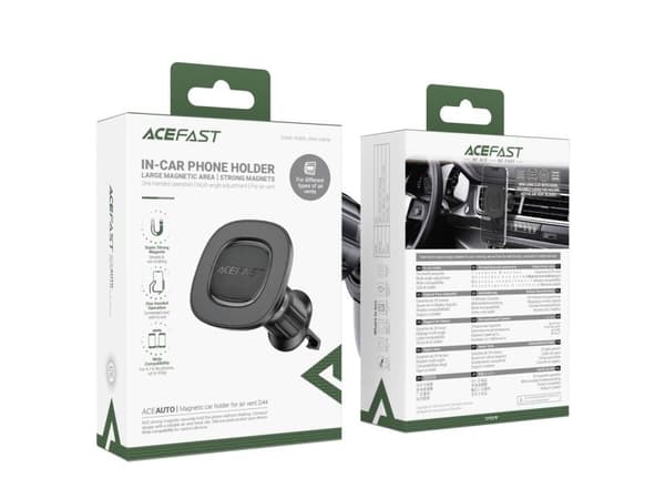 Acefast D44 magnetic air vent holder - black