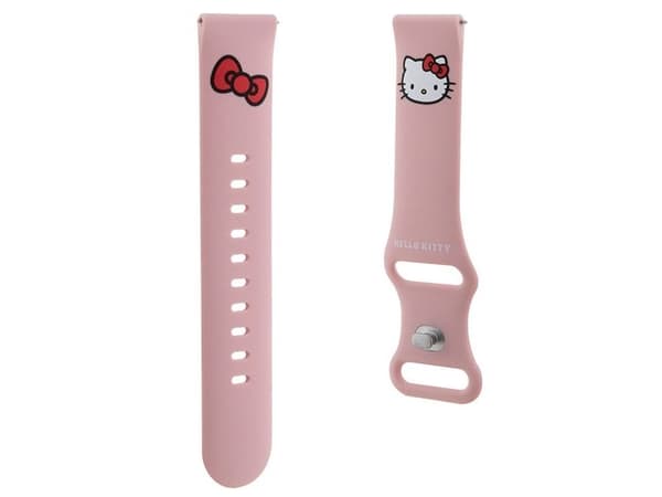 Hello Kitty silikon Kitty-hodebånd universal 22 mm - rosa