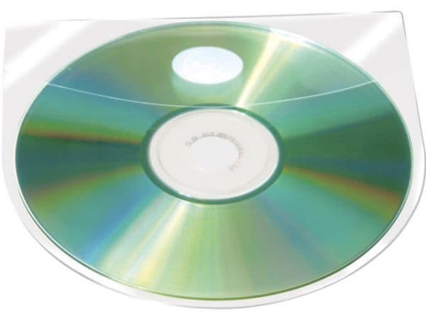 Självhäftande CD-ficka 6 st