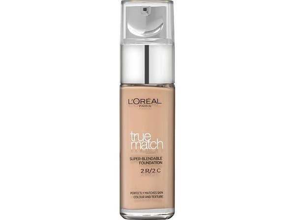 L'Oreal True Match Foundation In R2-C2 Rose Vanilla, 30ml
