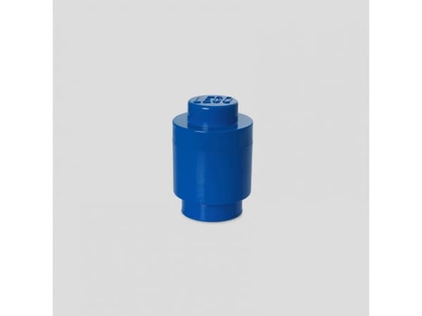 LEGO Storage Brick 1 Round - Lagerboks - blå