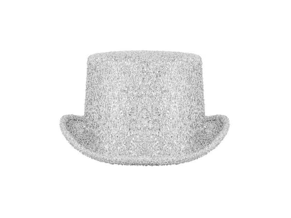 Hopeinen korkea hattu