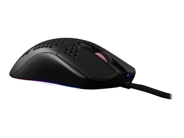 Arozzi Favo - Mus - optisk - 7 knapper - kablet - USB - Sort