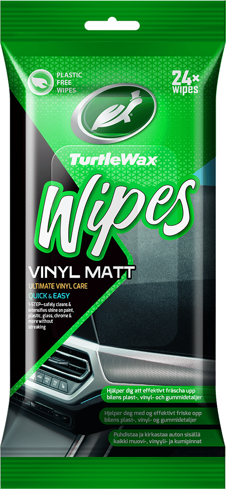 Turtle Wipes Vinyl Mat Flatpack 24 stk.