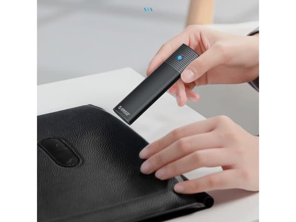 M.2 NVME USB-C 10Gbps -asematasku - musta