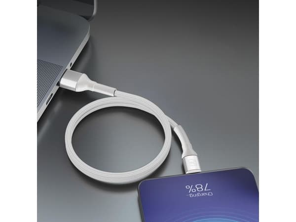 3mk Hyper Cable N-SERIES USB-A / Lightning 1 m QC 3.0 5V/2,4A 12W - vit