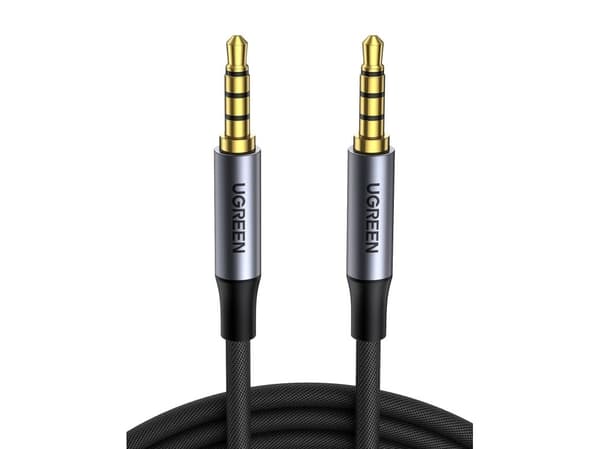 Ugreen 20782, 3.5mm, Hankjønn, 3.5mm, Hankjønn, 2 m, Sort