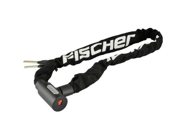 FISCHER cykellås 85898 kättinglås svart nyckellås