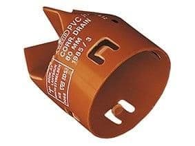 Wavin 92/80 mm PVC-drænslutmuffe (PVC-muhvi)