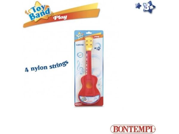 Bontempi Spanish guitar, Musikleksak, Gitarr, 3 År, 200 g, Röd