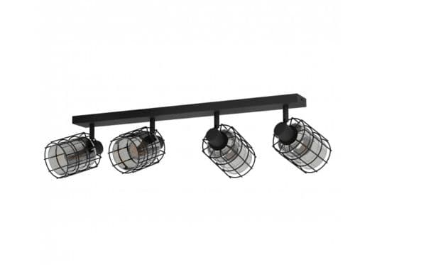 EGLO CONSACA CEILING 4XE27 SVART/HVIT