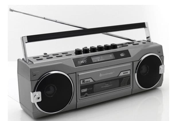 Kassettradio Stereo Bluetooth SRR80TI Sølv