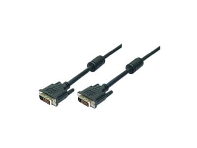LogiLink 3m DVI-D M/M, 3 m, DVI-D, DVI-D, DVI-D, Gold, Jack