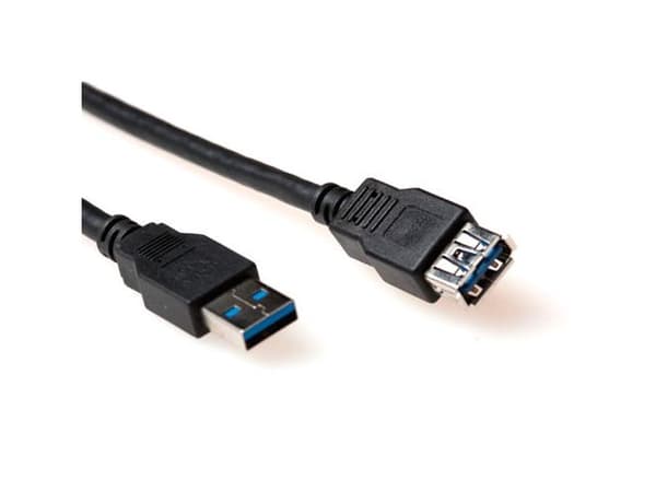 Advanced Cable Technology USB 3.0-kabel A hann/hunn 2 m, svart (SB3043)