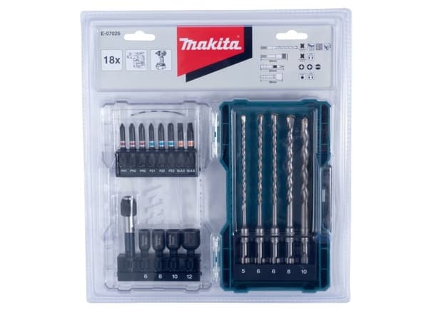 Tillbehörssats 18 st E-07026 MAKITA