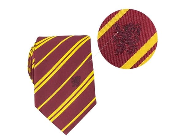 Gryffindor-slips med pin, deluxe