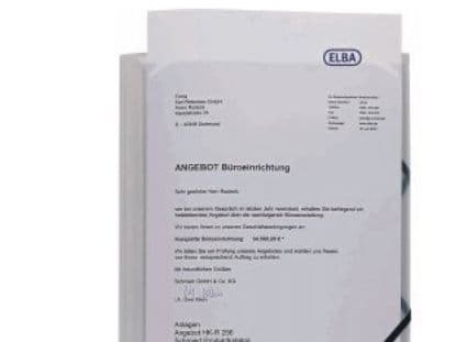 Elba Elastomap, A4, Polypropylen (PP), Gjennomsiktig, 240 mm, 320 mm
