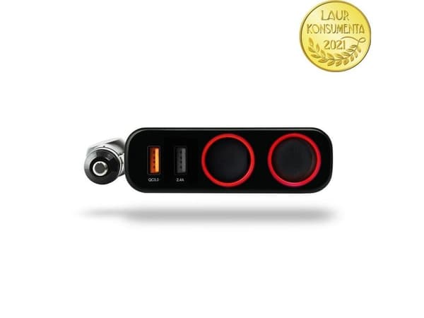 Xblitz R1, Innendørs, Cigartenner/lighter, 12 V, 0,85 m, Sort