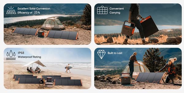 Jackery SolarSaga 200W Solar Panel