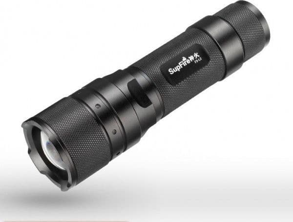 Superfire F3-L2 - Taskulamppu - LED - 5-tila - 10 W - taskulamppu