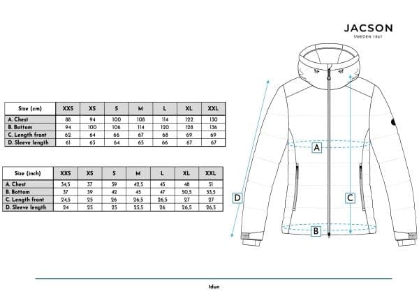 Jacson Idun Vinterjacka Beige M