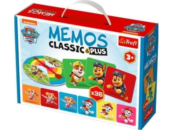 Trefl Memo Classic&Plus Pils Patrulje TREFL