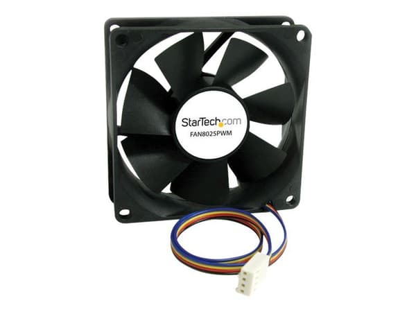StarTech.com FAN8025PWM, Tuuletin, 8 cm, musta