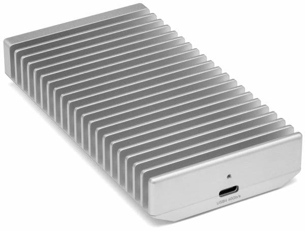 OWC Express 1M2 - SSD - 2 TB - extern (portabel) - USB4 (USB-C kontakt) - silver