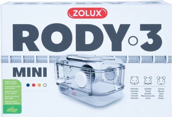 Zolux bur för hamster/möss RODY 3 MINI vit
