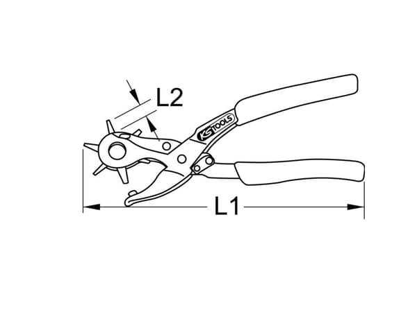 KS Tools 118.0042, Kromvanadiumstål, 220 mm, 325 g