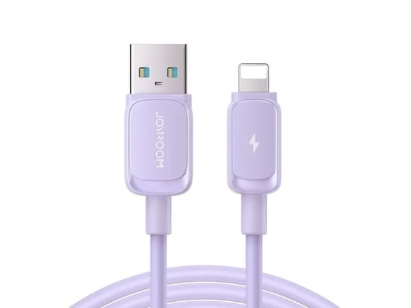 S-AL012A14 kabel 2.4A USB til Lightning / 2,4A/1,2 m (lilla)
