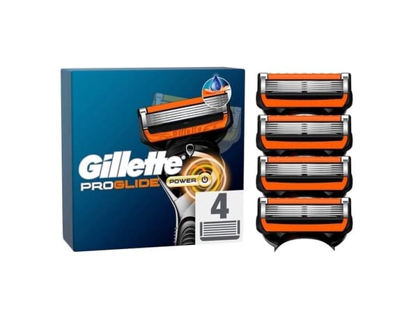 Gillette Fusion Proglide Power 4 Pack Blades Replacement Heads