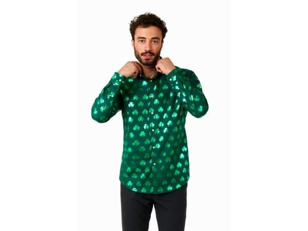 Skinnende Shamrock Skjorte