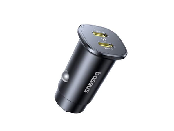 Baseus GoTrip 2x USB-C bil-lader 3,5 A (6932172687243)