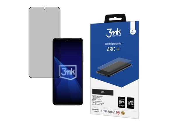3MK ARC+ skjermbeskyttelse til Redmi 14C / POCO C75 (heldekkende)