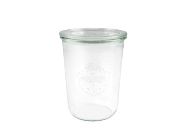 Weck-glas, 850 ml, med lock, form, 6 st