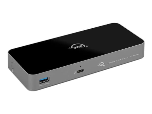 Thunderbolt 5 Hub (grå/svart, Thunderbolt 5, USB-A)