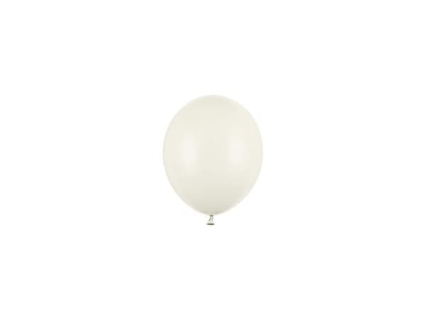 Pastel Lys creme balloner, 100 stk 5"